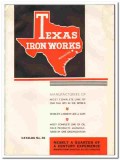 Texas Iron Works Inc 1936 vintage oil gas catalog oilfield equipment