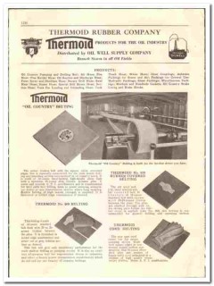 Thermoid Rubber Company 1936 vintage oil gas catalog oilfield asbestos Thermoid Rubber Company 1936 vintage oil gas catalog oilfield asbestos