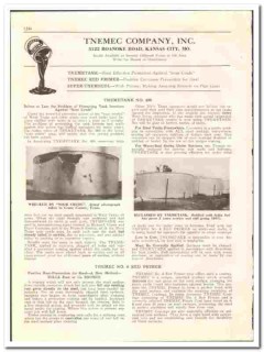 Tnemec Company 1936 vintage oil gas catalog oilfield tank protection