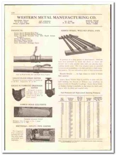 Western Metal Mfg Company 1936 vintage oil gas catalog oilfield pipe Western Metal Mfg Company 1936 vintage oil gas catalog oilfield pipe