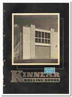 Kinnear Mfg Company 1946 vintage door catalog rolling Kinnear Mfg Company 1946 vintage door catalog rolling