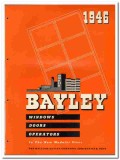 William Bayley Company 1946 vintage window catalog doors operators