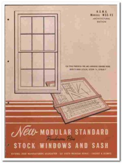 National Door Manufacturers Association 1946 vintage window catalog