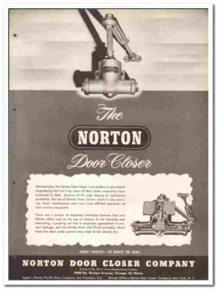 Norton Door Closer Company 1946 vintage hardware catalog Norton Door Closer Company 1946 vintage hardware catalog