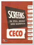 Ceco Steel Products Corp 1946 vintage hardware catalog screens window Ceco Steel Products Corp 1946 vintage hardware catalog screens window