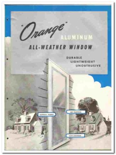 Orange Screen Company 1946 vintage window catalog aluminum All-Weather Orange Screen Company 1946 vintage window catalog aluminum All-Weather