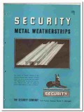 Security Company 1946 vintage window catalog metal weatherstrips Security Company 1946 vintage window catalog metal weatherstrips