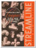 Mueller Brass Company 1946 vintage plumbing catalog Streamline Pipe Mueller Brass Company 1946 vintage plumbing catalog Streamline Pipe