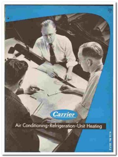 Carrier Corp 1946 vintage heating catalog air conditioning
