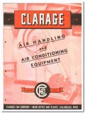 Clarage Fan Company 1946 vintage heating catalog handling conditioning