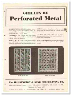 Harrington King Perforating Company 1946 vintage heating catalog Harrington King Perforating Company 1946 vintage heating catalog