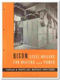 Farrar Trefts Inc 1946 vintage heating catalog Bison steel boilers
