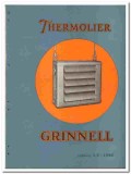 Grinnell Company 1946 vintage heating catalog Thermolier unit Grinnell Company 1946 vintage heating catalog Thermolier unit