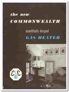 Commonwealth Company 1946 vintage heating catalog gas furnaces Commonwealth Company 1946 vintage heating catalog gas furnaces