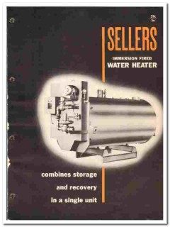 Sellers Engineering Company 1966 vintage plumbing catalog water heater Sellers Engineering Company 1966 vintage plumbing catalog water heater
