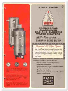 State Stove Mfg Company 1966 vintage plumbing catalog water heaters State Stove Mfg Company 1966 vintage plumbing catalog water heaters