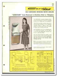 Cordley Hayes 1966 vintage plumbing catalog drinking water coolers