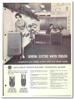 General Electric Company 1966 vintage plumbing catalog water coolers