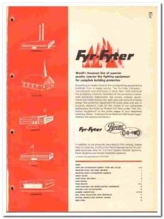 Fyr-Fyter Company 1966 vintage plumbing catalog interior fire fighting