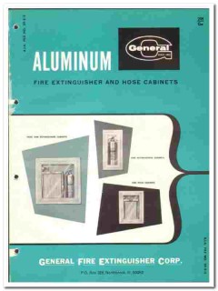 General Fire Extinguisher Company 1966 vintage plumbing catalog