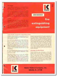 Walter Kidde Company 1966 vintage plumbing catalog fire extinguishing Walter Kidde Company 1966 vintage plumbing catalog fire extinguishing