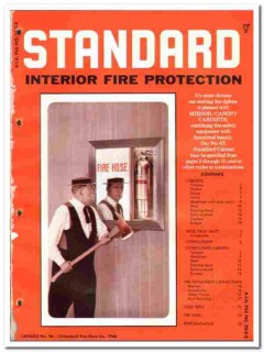 Standard Fire Hose Company 1966 vintage plumbing catalog interior Standard Fire Hose Company 1966 vintage plumbing catalog interior