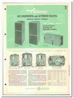 Chrysler Corp 1966 vintage heating catalog air conditioning Airtemp