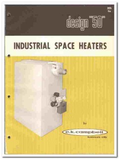 E K Campbell Company 1966 vintage heating catalog industrial space E K Campbell Company 1966 vintage heating catalog industrial space