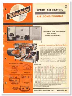 Cox Mfg Company 1966 vintage heating catalog air condition Wonderaire Cox Mfg Company 1966 vintage heating catalog air condition Wonderaire