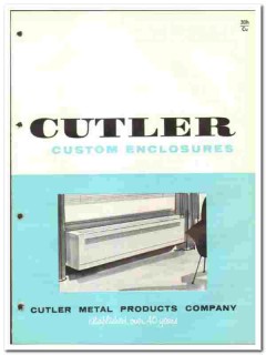 Cutler Metal Products Company 1966 vintage heating catalog enclosures Cutler Metal Products Company 1966 vintage heating catalog enclosures