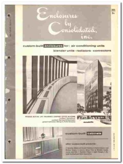 Enclosures by Consolidated Inc 1966 vintage heating catalog custom