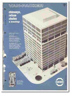 Flintkote Company 1966 vintage heating catalog Van-Packer chimneys