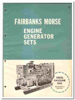 Colt Industries 1966 vintage electrical catalog Fairbanks Morse engine