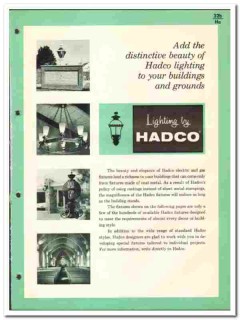 Hadco Aluminum Products Company 1966 vintage electrical catalog