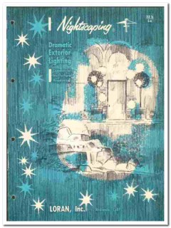 Loran Inc 1966 vintage electrical catalog exterior lighting fixtures
