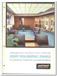 Polrized Corp America 1966 vintage electrical catalog lighting panels