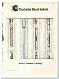 Carbide Blast Joints Inc 1990 vintage oil catalog oilfield equipment