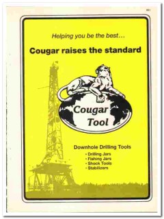 Cougar Tool Inc 1990 vintage oil gas catalog oilfield drilling