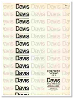 Davis-Lynch Inc 1990 vintage oil catalog oilfield floating cementing