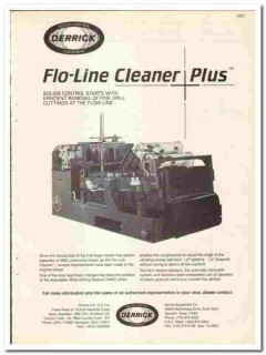 Derrick Equipment Company 1990 vintage oil gas catalog solids control