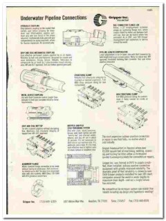 Gripper Inc 1990 vintage oil gas catalog oilfield Pipeline Connections Gripper Inc 1990 vintage oil gas catalog oilfield Pipeline Connections