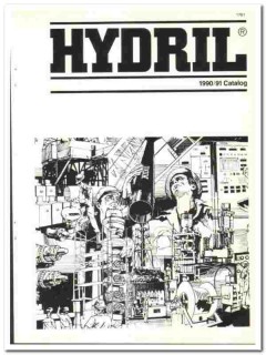 Hydril Company 1990 vintage oil gas catalog oilfield equipment