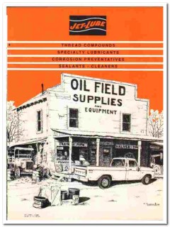 Jet-Lube Inc 1990 vintage oil gas catalog oilfield thread compounds Jet-Lube Inc 1990 vintage oil gas catalog oilfield thread compounds