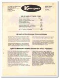 Kemper Valve Fittings Corp 1990 vintage oil gas catalog oilfield union Kemper Valve Fittings Corp 1990 vintage oil gas catalog oilfield union