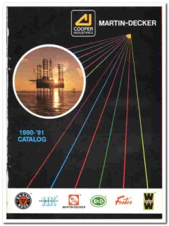 Cooper Industries Inc 1990 vintage oil catalog oilfield Martin-Decker Cooper Industries Inc 1990 vintage oil catalog oilfield Martin-Decker