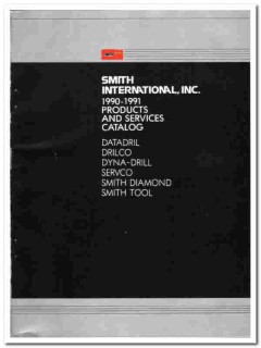 Smith International Inc 1990 vintage oil gas catalog oilfield products Smith International Inc 1990 vintage oil gas catalog oilfield products