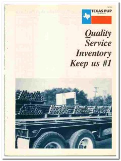Texas Pup Inc 1990 vintage oil gas catalog oilfield production product Texas Pup Inc 1990 vintage oil gas catalog oilfield production product
