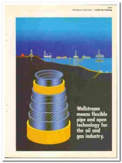 Wellstream Corp 1990 vintage oil gas catalog oilfield flexible pipe