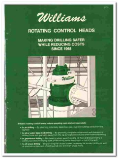 Williams Tool Company 1990 vintage oil gas catalog oilfield equipment Williams Tool Company 1990 vintage oil gas catalog oilfield equipment