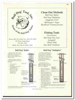 Bull Dog Tool Inc 1998 vintage oil gas catalog oilfield equipment Bull Dog Tool Inc 1998 vintage oil gas catalog oilfield equipment